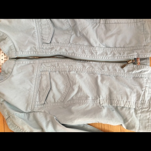 light blue moto jacket - Picture 2 of 8